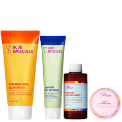 Good Molecules Double Cleanse, Tone, Moisturize